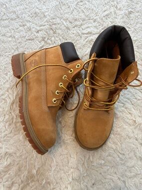 Timberland Kids 2.5 Tan Work Boots